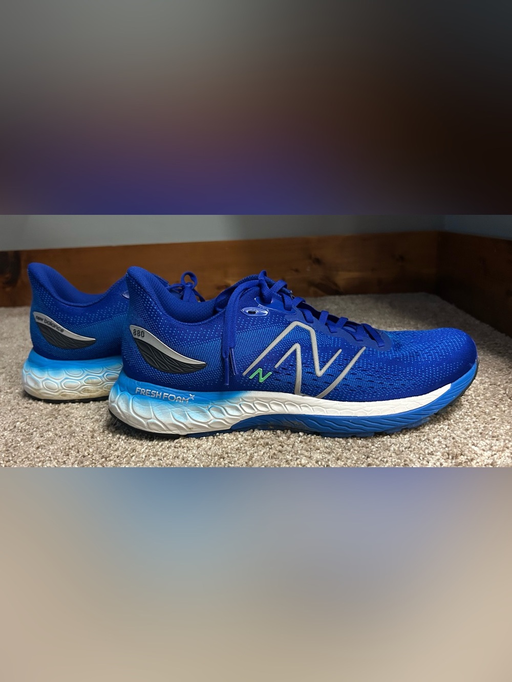 New Balance Men’s Running Shoes in Royal Blue with White Accents
